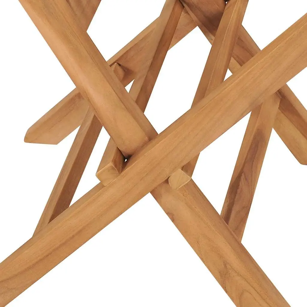 Folding Garden Chairs Outdoor Use Teak Wood Lightweight Portable 2 Piece