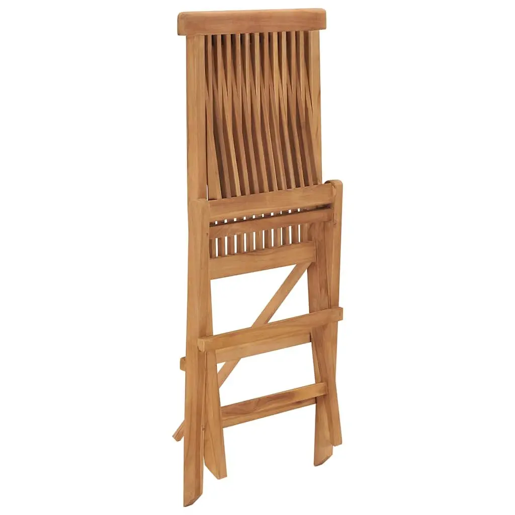 Folding Garden Chairs Outdoor Use Teak Wood Lightweight Portable 2 Piece