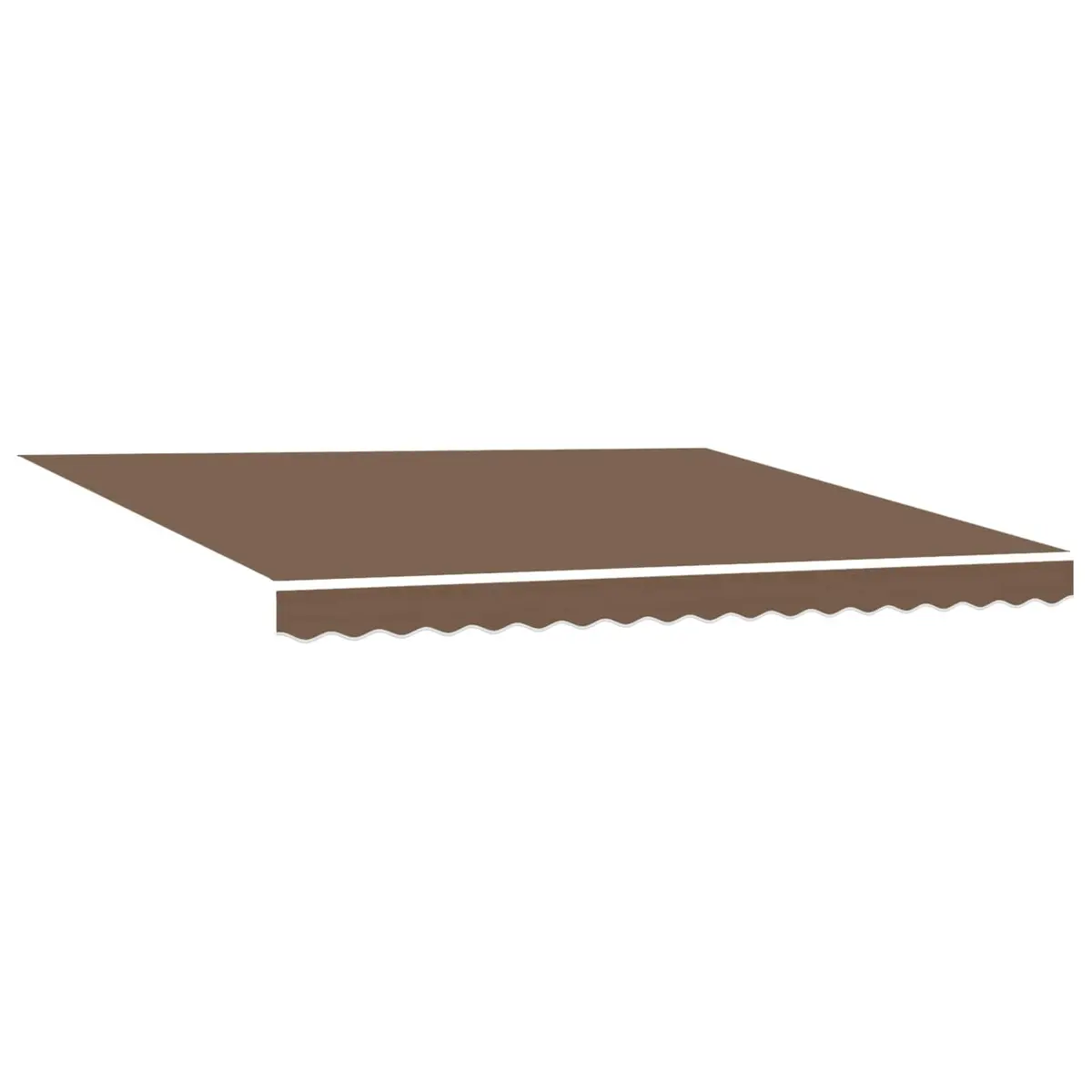 Awning Replacement Fabric Beige 4 x 3 m Outdoor Window Door Sun Shade Polyester