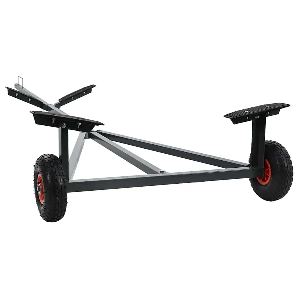 Boat Trailer Frame for Marine Transport 302 x 107 x 42 cm Steel Construction