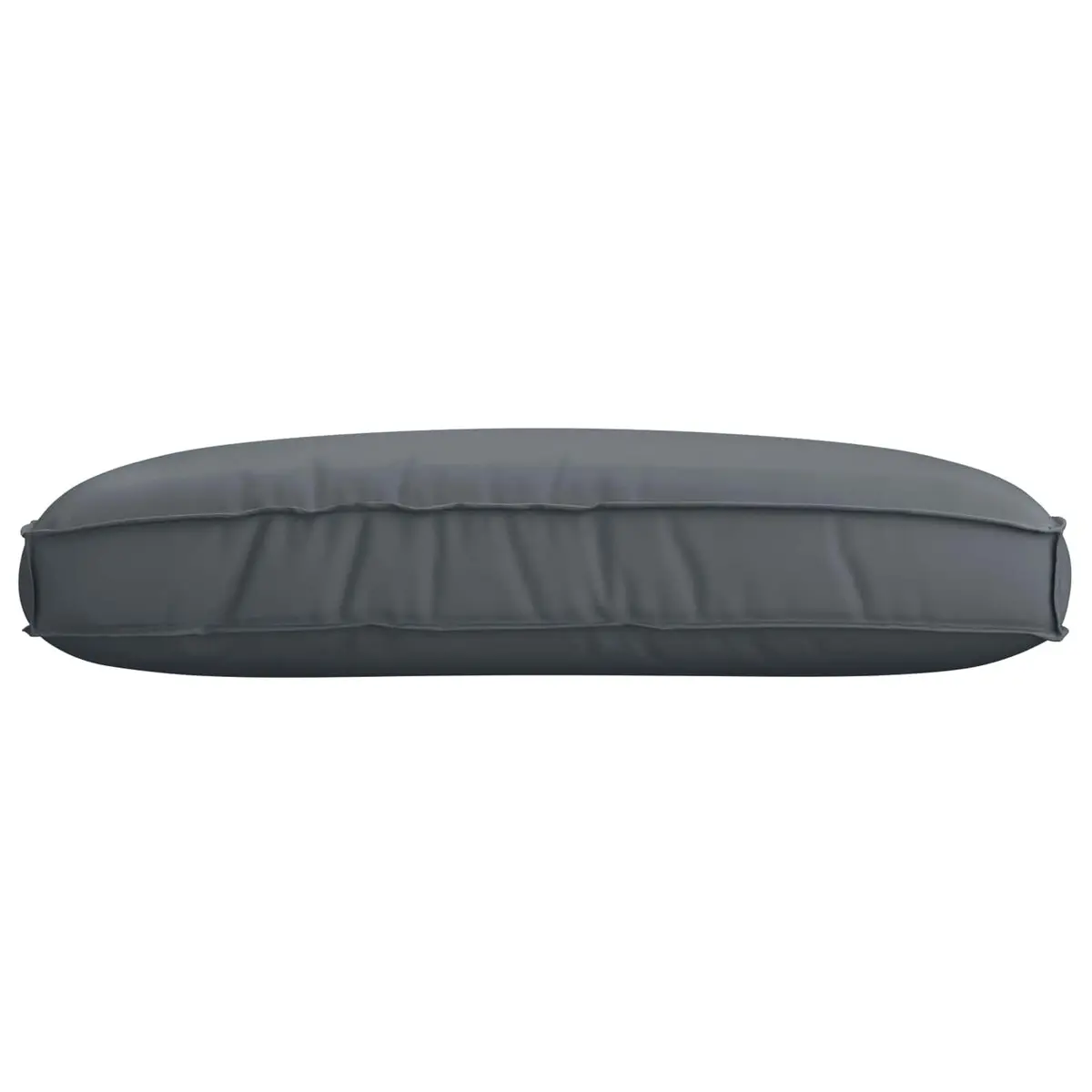 Cushion Indoor Outdoor Anthracite Oxford Fabric 120 x 80 x 12 cm Rectangular