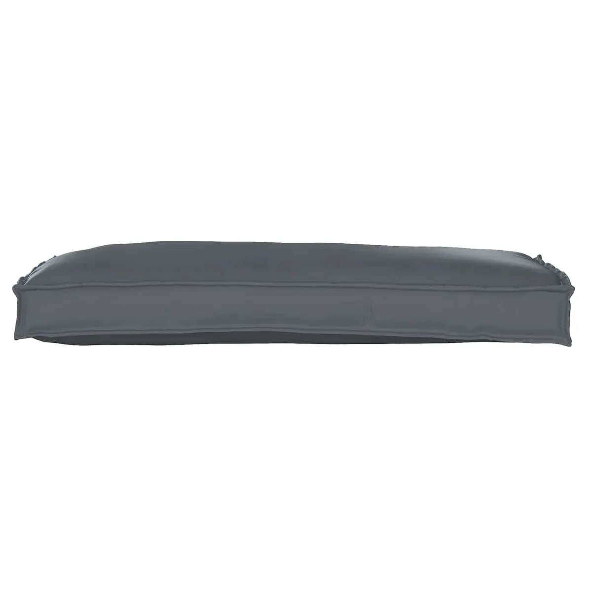 Cushion Indoor Outdoor 100 x 40 x 8 cm Anthracite Oxford Fabric Sofa Chair
