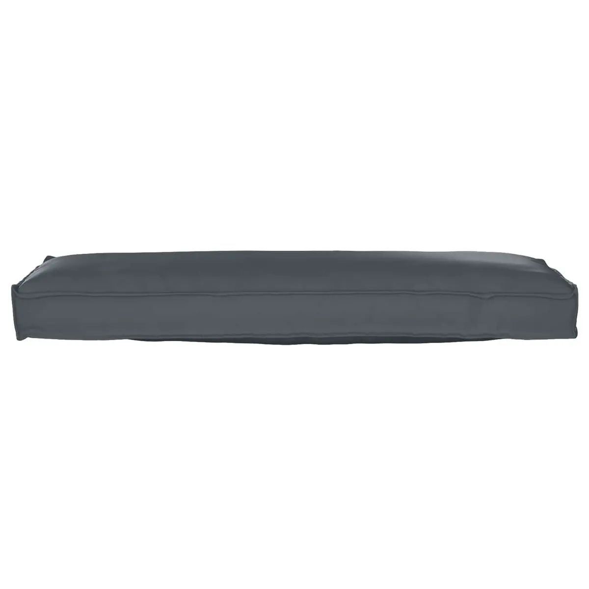 Pallet Cushion Set Outdoor Garden Seating 120 x 40 x 8 cm Anthracite