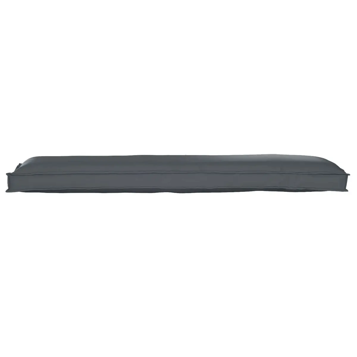 Pallet Cushion Set 2 Pieces Outdoor Garden Terrace Seating Anthracite 150x40x8cm