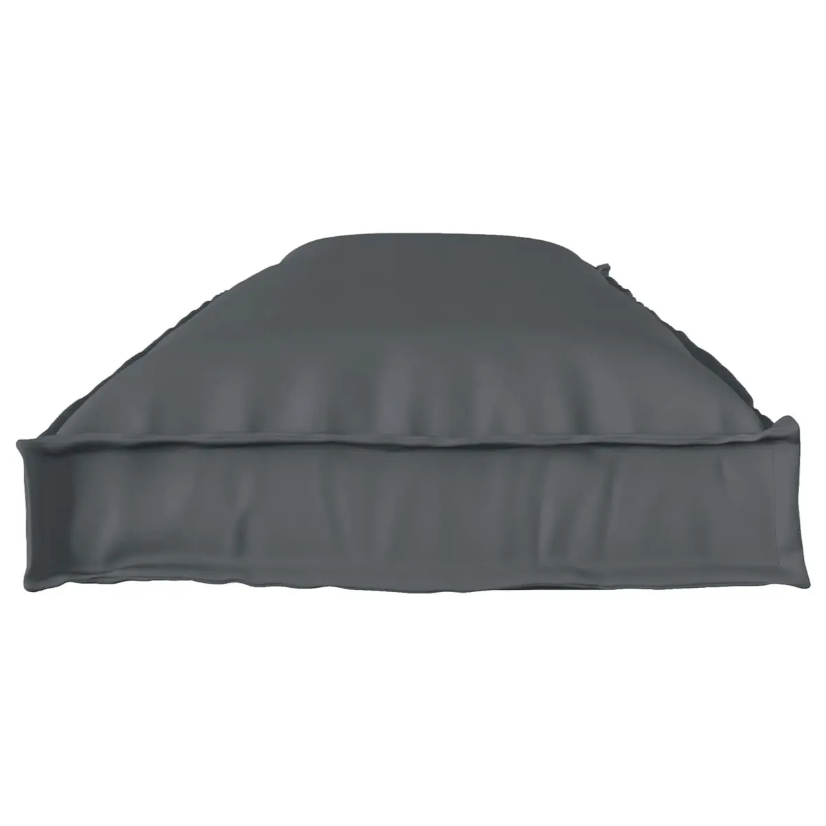 Pallet Cushion Set 2 Pieces Outdoor Garden Terrace Seating Anthracite 150x40x8cm