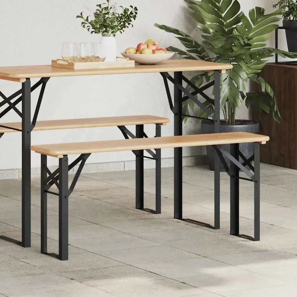 Beer Bench Legs Indoor Use Black Powder-Coated Steel