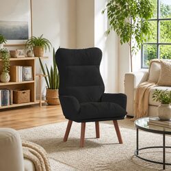 Black Velvet Armchair Specifications and Features