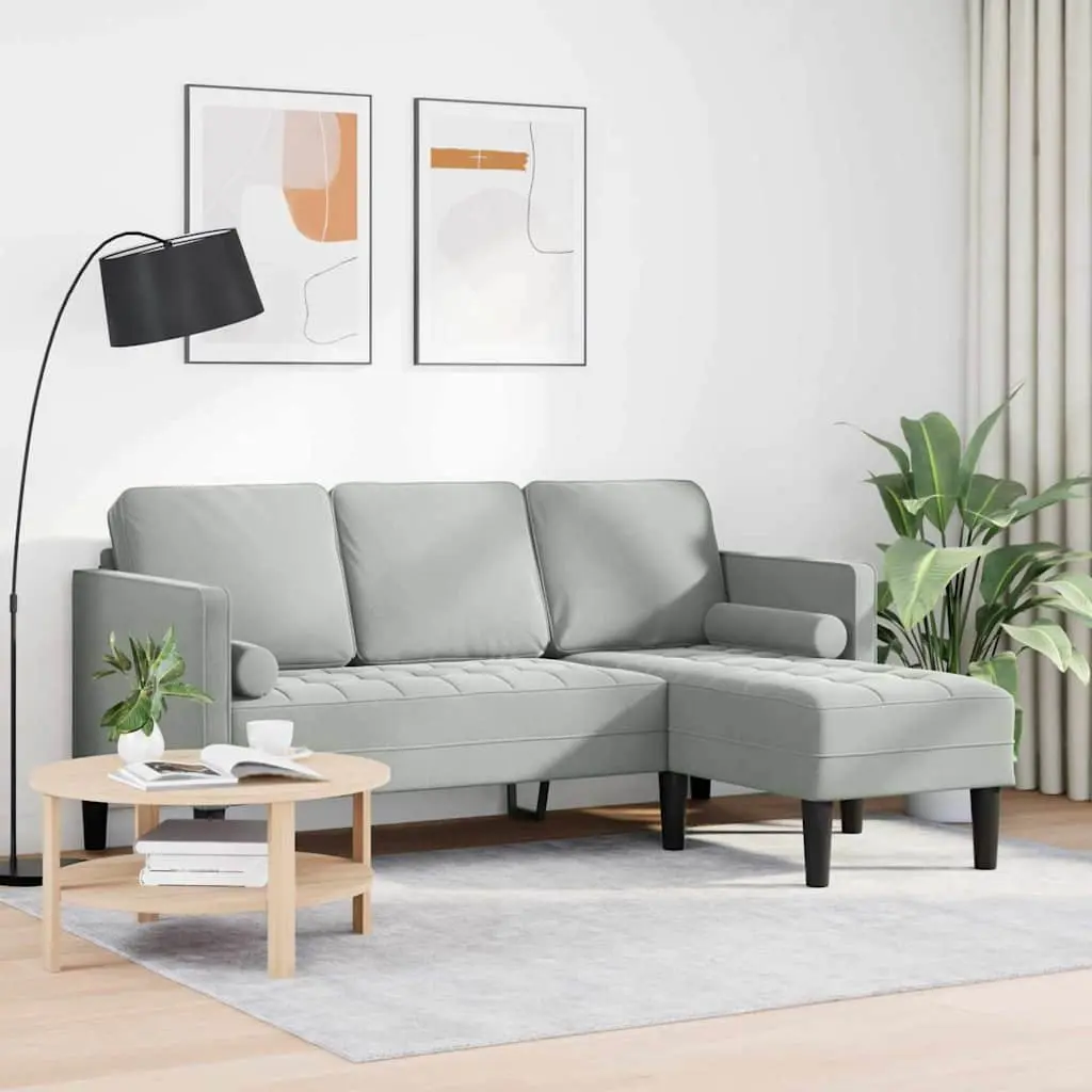 Light Grey Modular Sofa Set