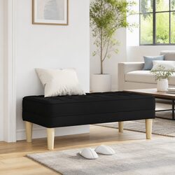 Bench Ottoman Specifications: Black Cushion, 113 x 57 x 39 cm