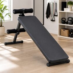 Sit Up Bench Dimensions: 124 x 33.5 x 55 cm