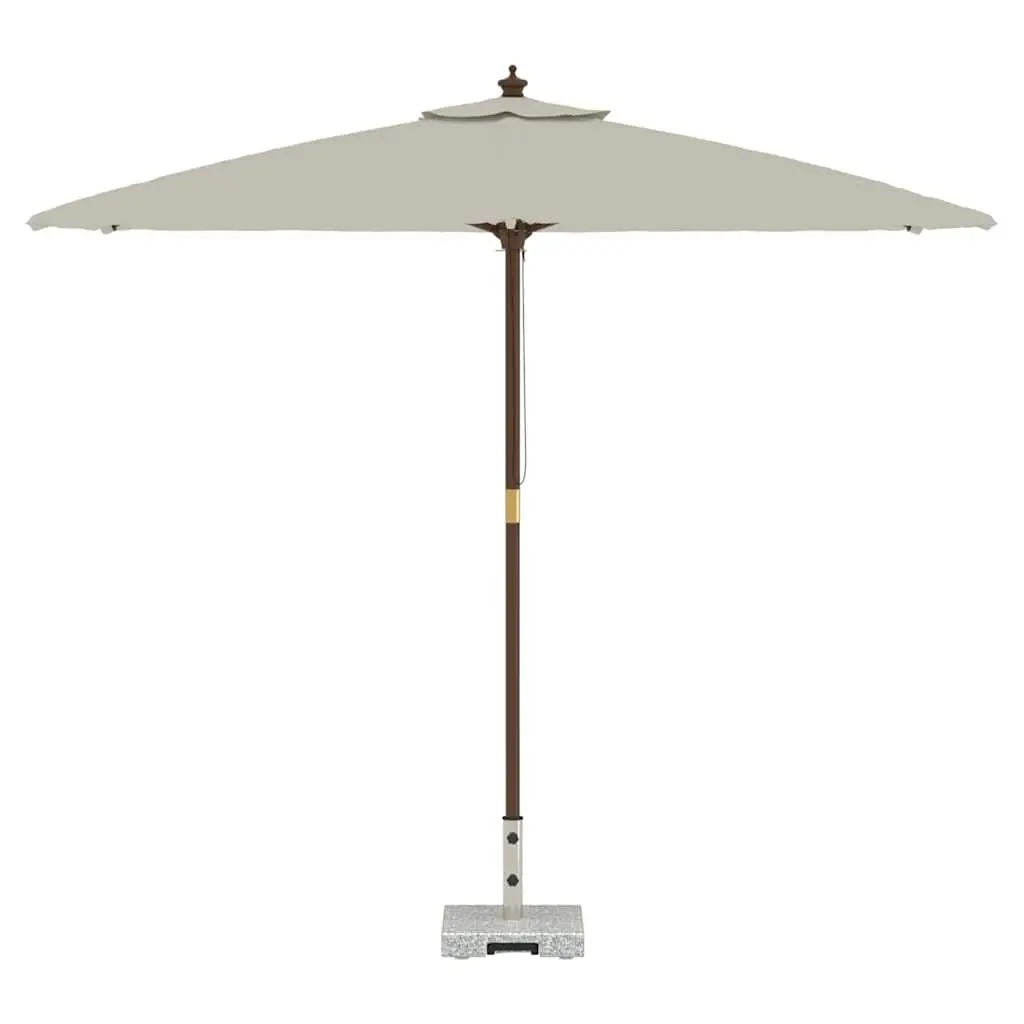 Grey Granite Parasol Base 41 x 41 x 37 cm