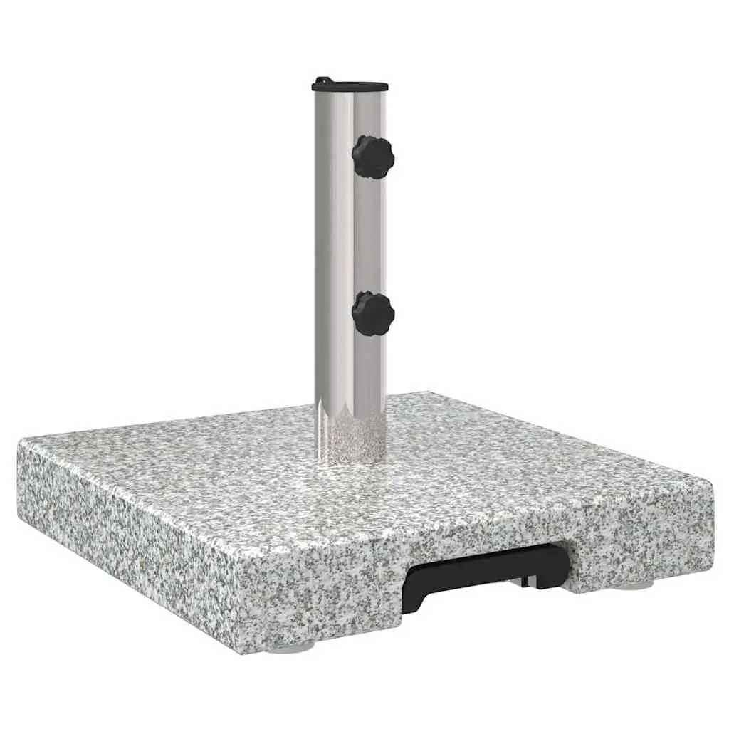 Grey Granite Parasol Base 41 x 41 x 37 cm
