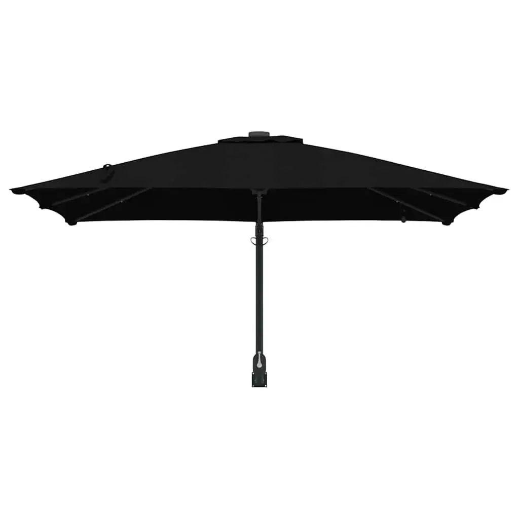 Garden Parasol Cantilever Umbrella Outdoor Shade Black 248.5cm