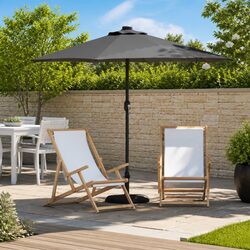 Garden Parasol Specifications: Anthracite Shade Umbrella