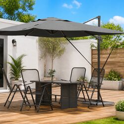 Specifications of Cantilever Parasol Umbrella Anthracite 286x284x265cm