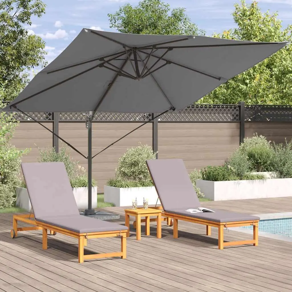 Cantilever Parasol Outdoor Umbrella Garden Patio Shade 286x284x265cm