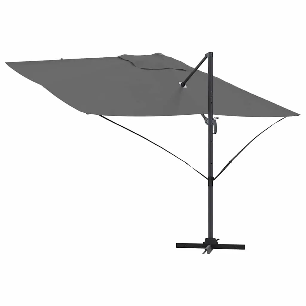 Cantilever Parasol Garden Patio Outdoor Sunshade Anthracite 351x250x260cm
