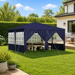 400x400x266cm Blue Party Tent - Specs Inside