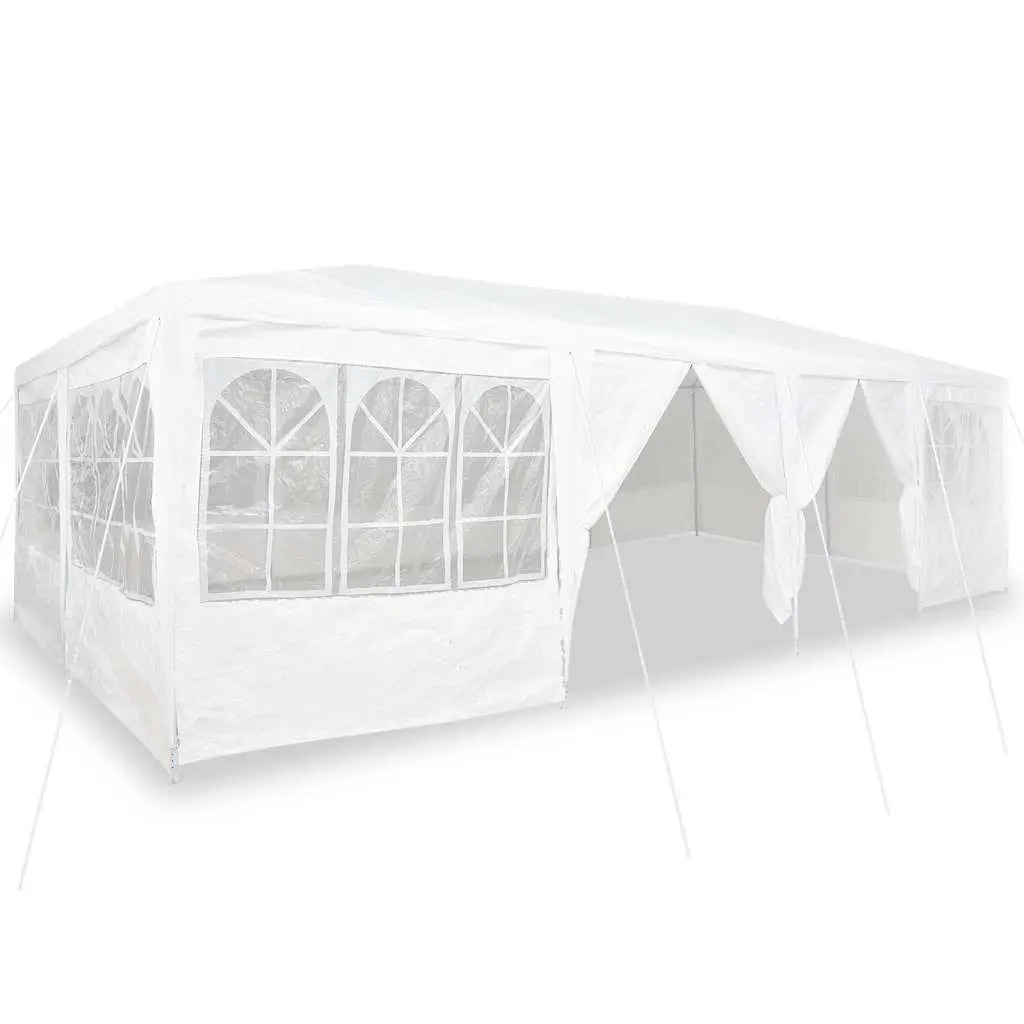 Party Tent Outdoor Gazebo 800 x 400 x 266 cm with Removable Sidewalls