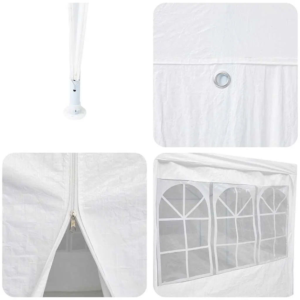 Party Tent Outdoor Gazebo 800 x 400 x 266 cm with Removable Sidewalls