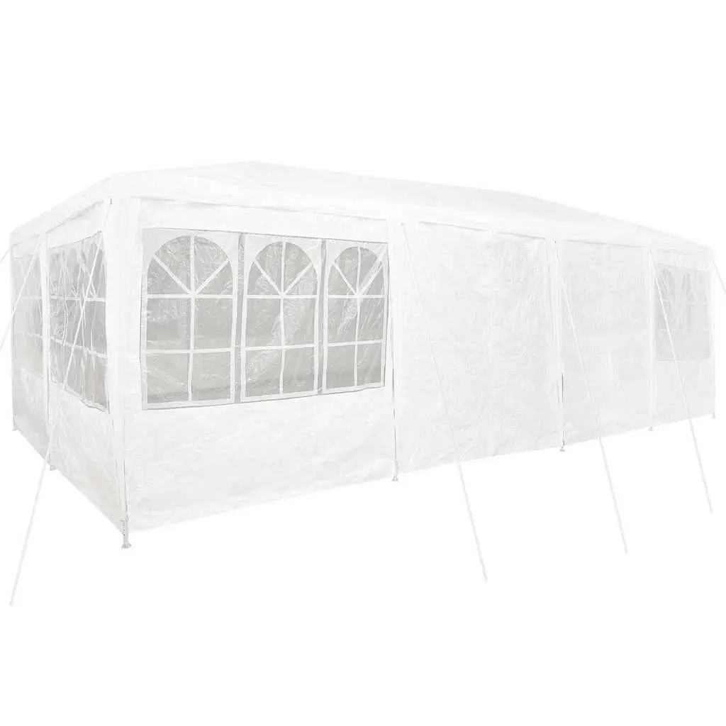 Party Tent Outdoor Gazebo 800 x 400 x 266 cm with Removable Sidewalls