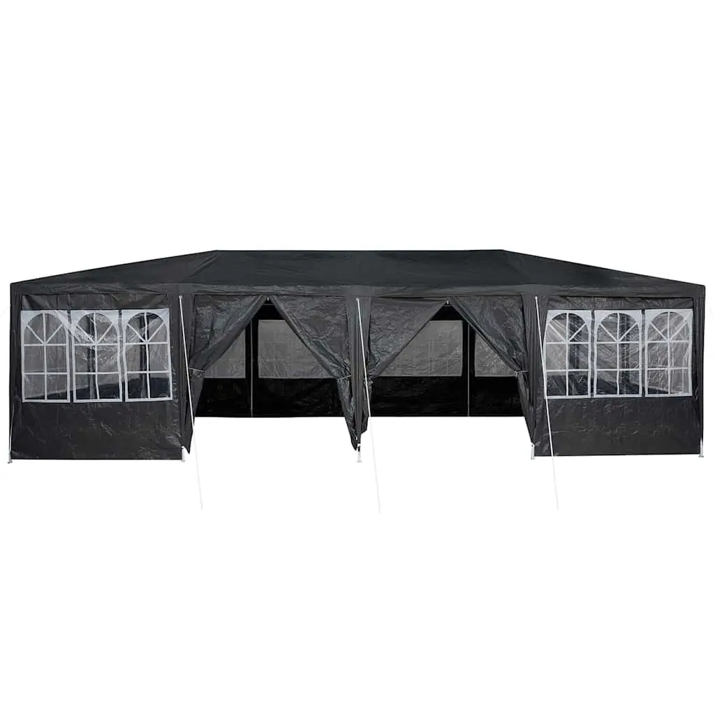 Party Tent Outdoor 800 x 400 x 266 cm Anthracite Polyethylene Canopy Gazebo