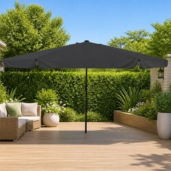Garden Parasol Specifications: 395x395x245cm, Anthracite