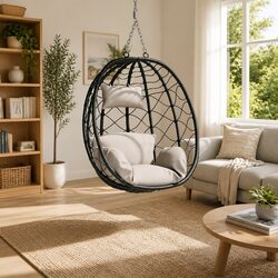 Specifications for Taupe Hanging Egg Chair – Indoor & Outdoor Use