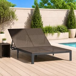 Sun Lounger Specifications: Adjustable Backrest, Brown Rattan