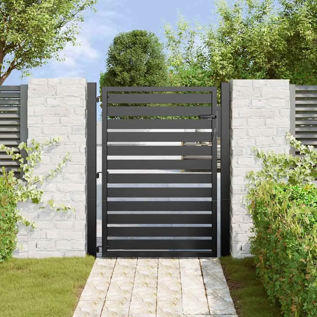 Garden Gate Lockable Aluminium 100x120cm for Patio Barrier