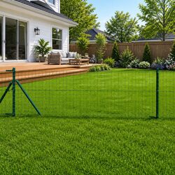 Specifications for 13 Green Steel Embedded Fence Posts