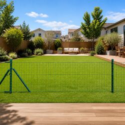 Specifications of 7-Piece Embedded Green Fence Post Set
