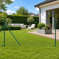 Specifications for 13 Green Steel Embedded Fence Posts