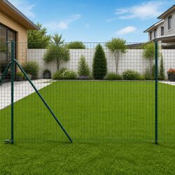 Specifications of Green Powder-Coated Steel Fence Post Set