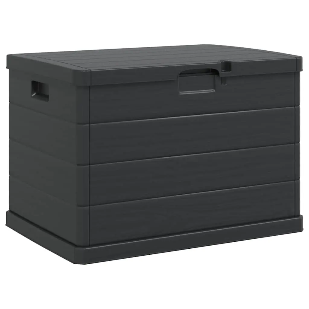 Garden Storage Box Outdoor Indoor Anthracite 77.5 x 54.5 x 53 cm