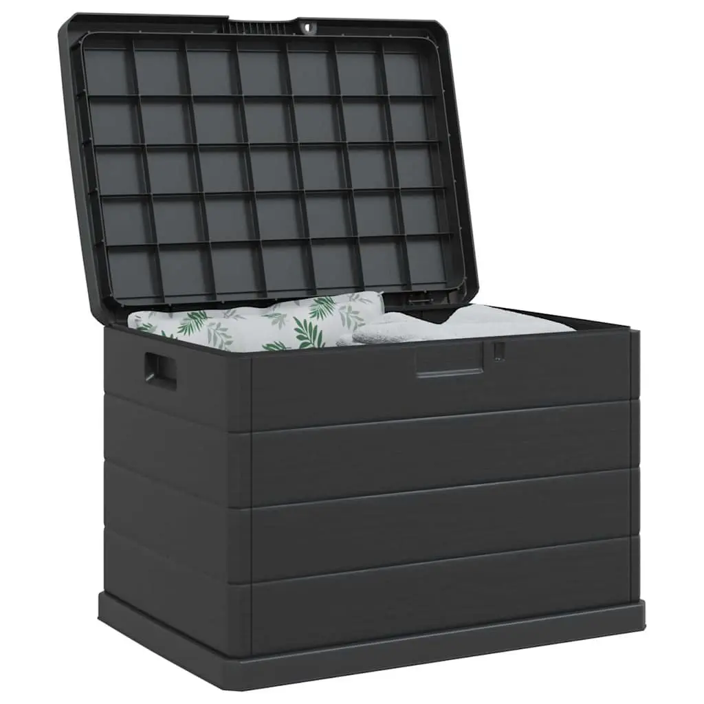 Garden Storage Box Outdoor Indoor Anthracite 77.5 x 54.5 x 53 cm