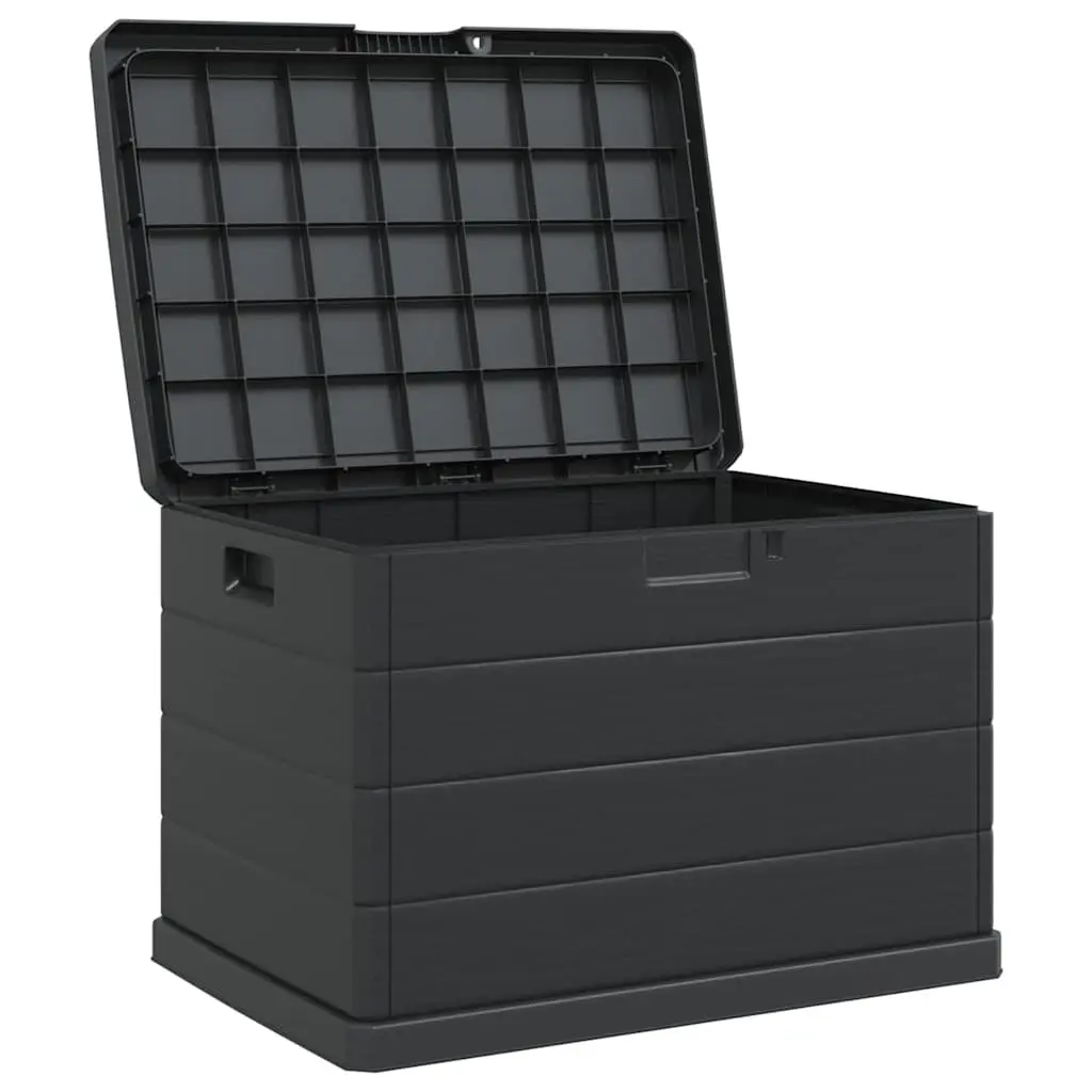Garden Storage Box Outdoor Indoor Anthracite 77.5 x 54.5 x 53 cm