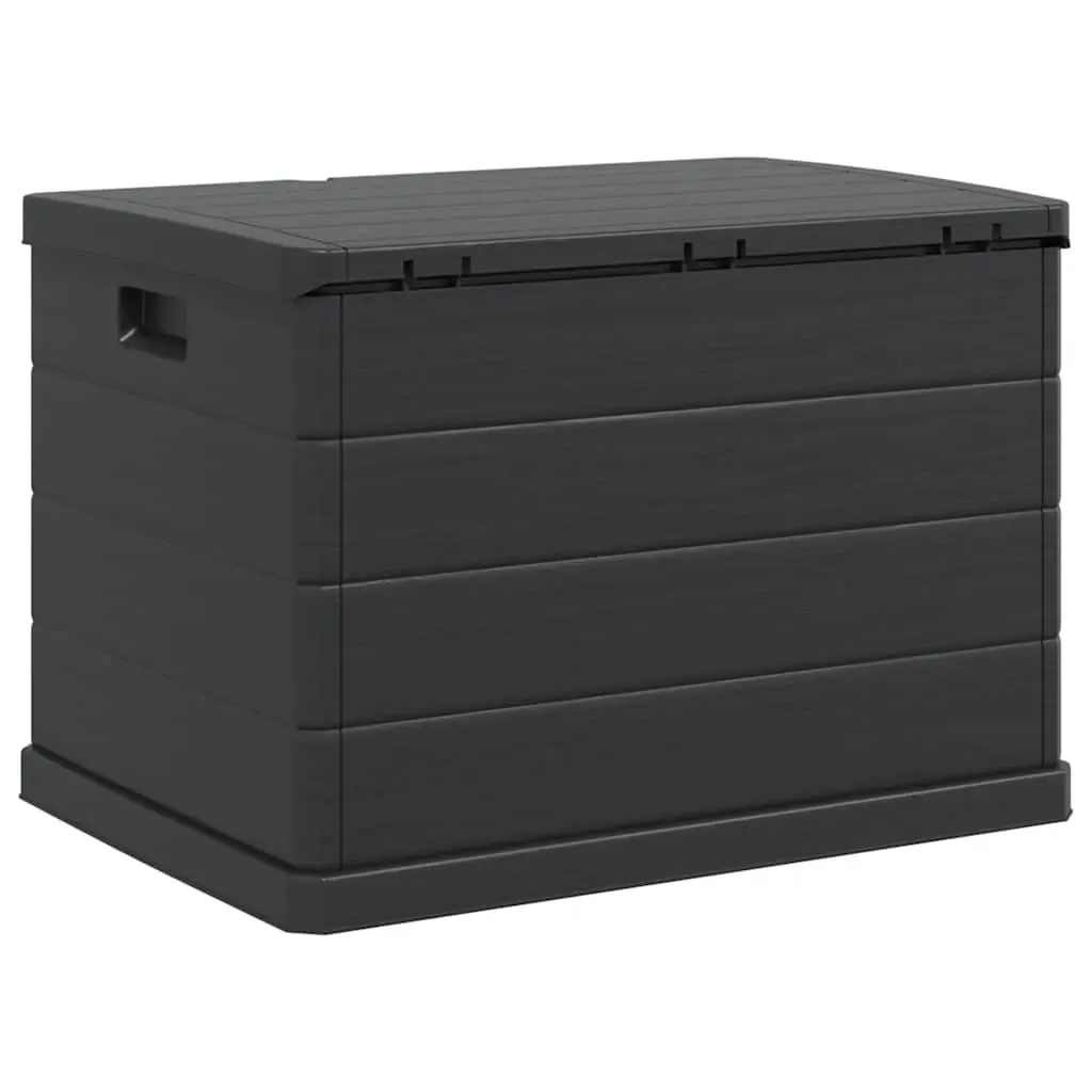 Garden Storage Box Outdoor Indoor Anthracite 77.5 x 54.5 x 53 cm