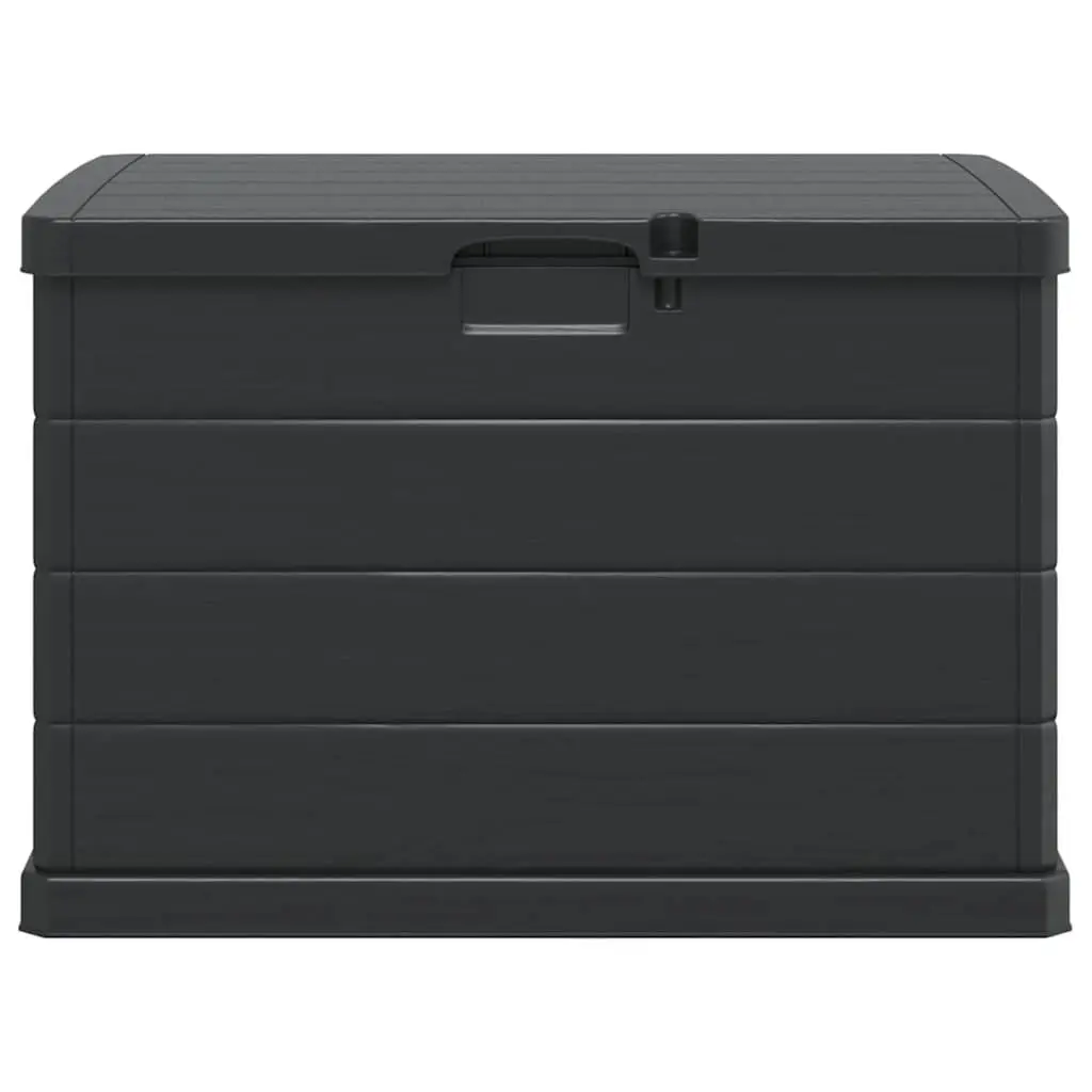 Garden Storage Box Outdoor Indoor Anthracite 77.5 x 54.5 x 53 cm