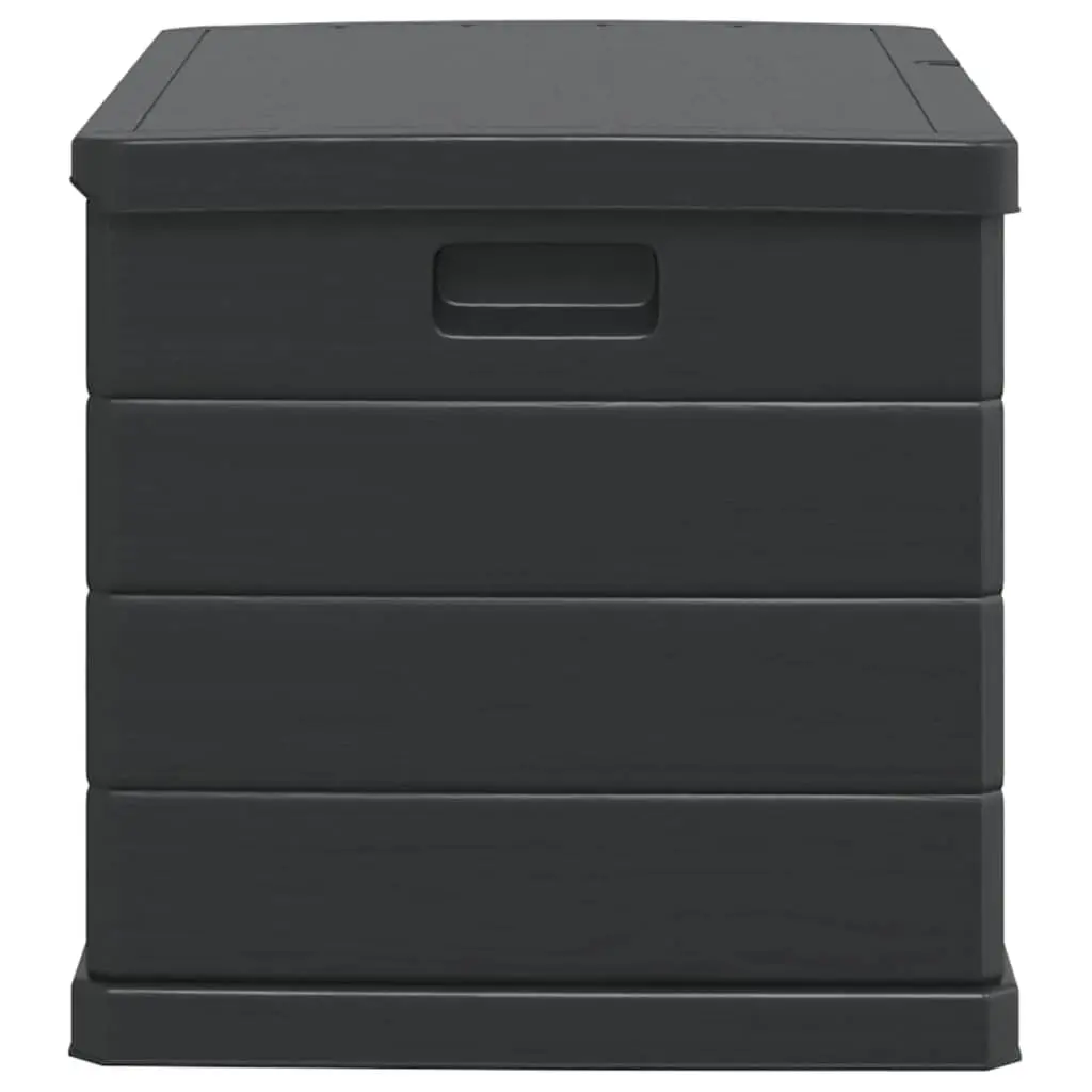 Garden Storage Box Outdoor Indoor Anthracite 77.5 x 54.5 x 53 cm