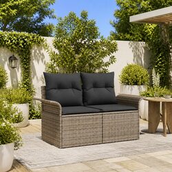 Specifications of the Garden Sofa with Cushion in Grey