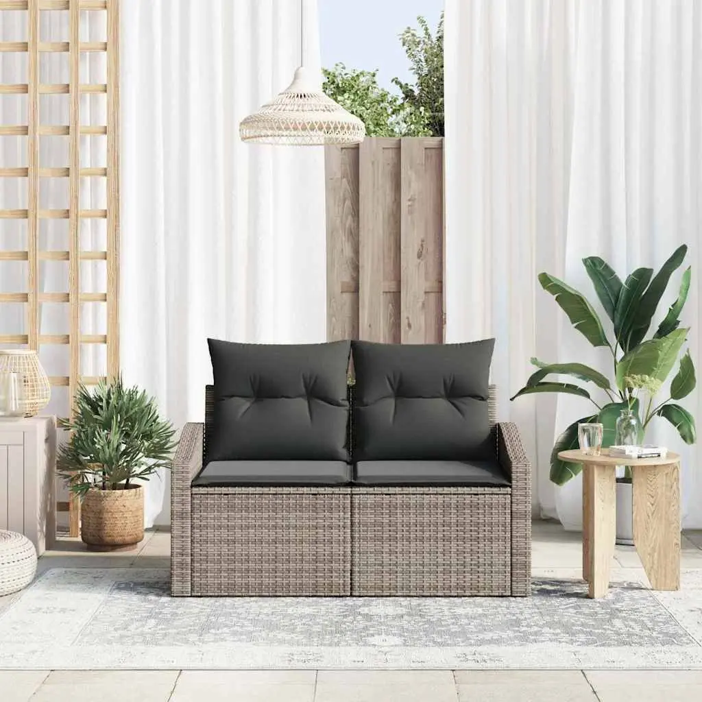Modular Garden Sofa Outdoor Patio Furniture Grey 123x62x69cm