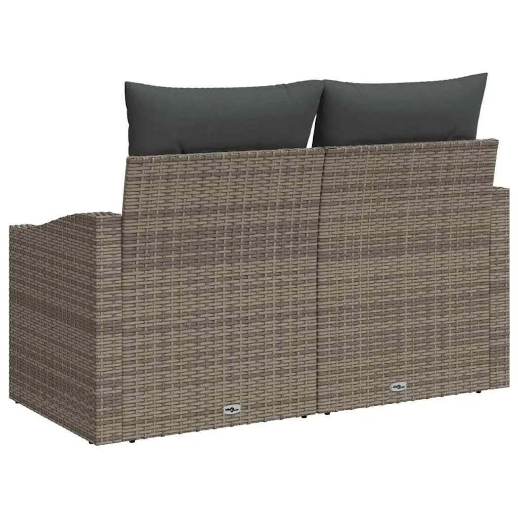 Modular Garden Sofa Outdoor Patio Furniture Grey 123x62x69cm