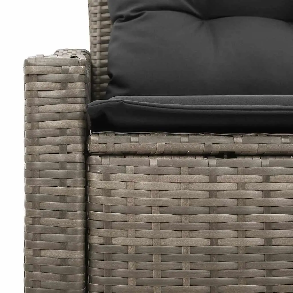 Modular Garden Sofa Outdoor Patio Furniture Grey 123x62x69cm