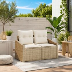 Specifications of Beige Modular Outdoor Sofa for Gardens