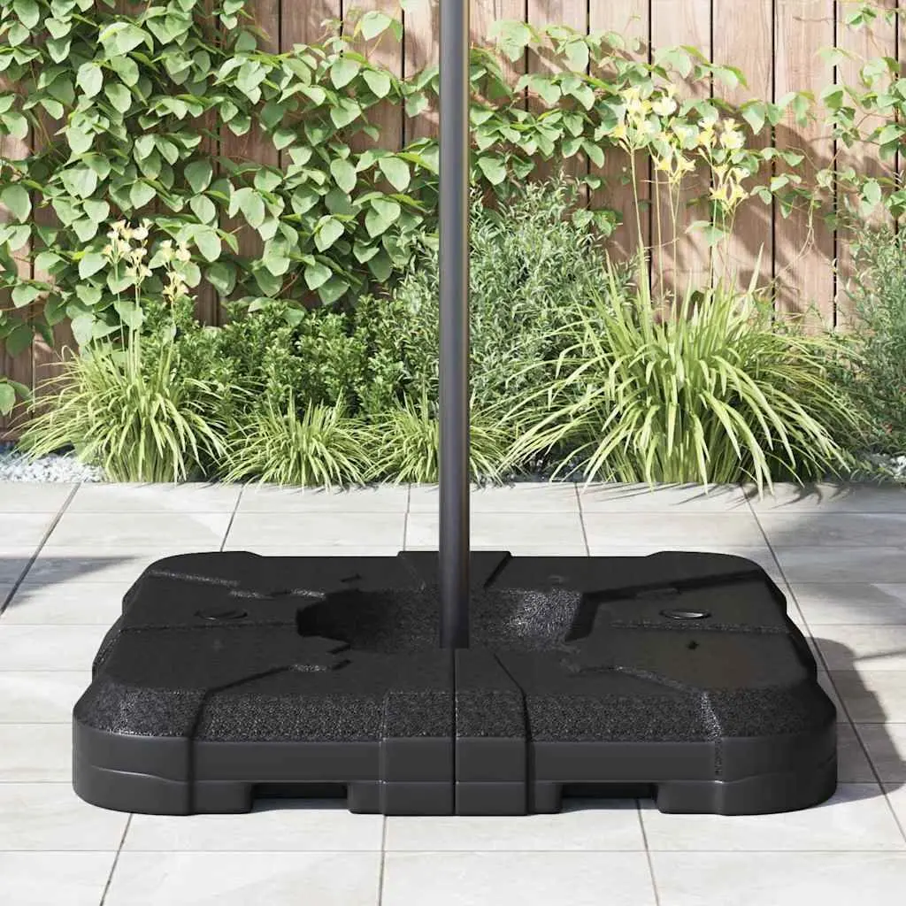 Cantilever Umbrella Base for Garden and Terrace Black Modern Size