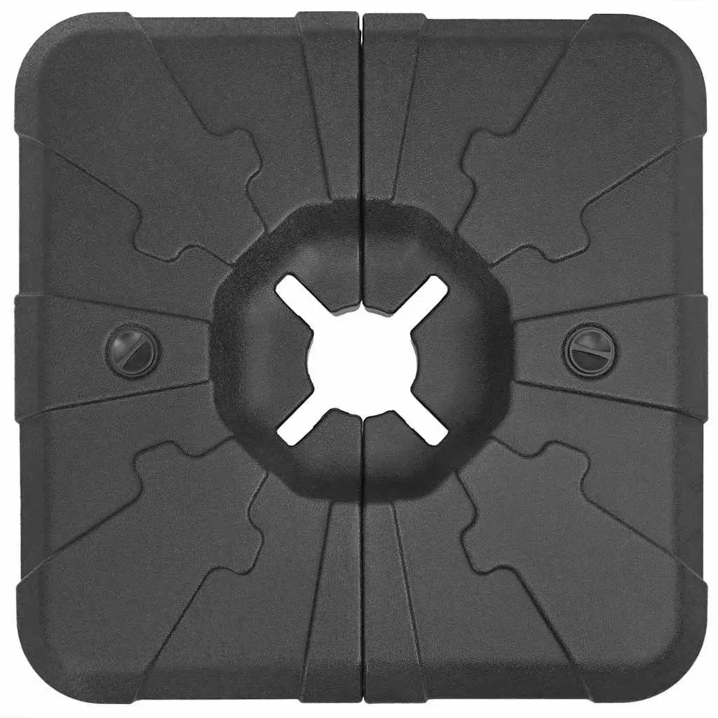 Cantilever Umbrella Base for Garden and Terrace Black Modern Size