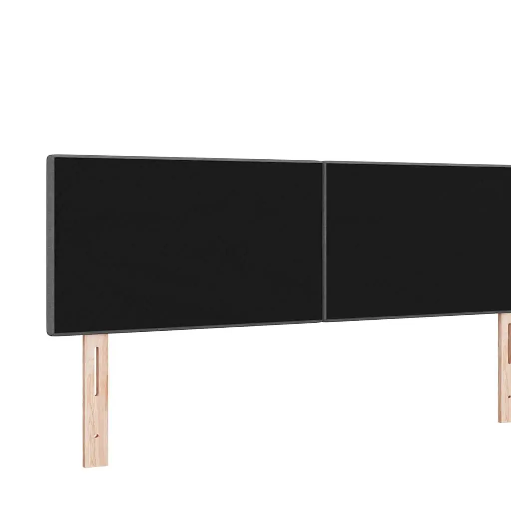 Height-Adjustable Headboard 160cm Grey Fabric Bedroom Furniture Modern Design
