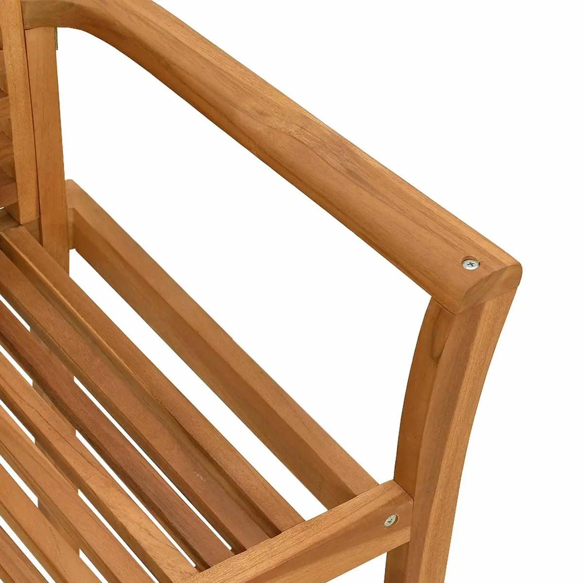 4-Piece Solid Teak Wood Dining Chair Set