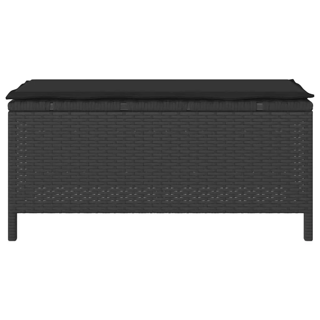Outdoor Garden Dining Set Black Poly Rattan Furniture Patio 9 Piece